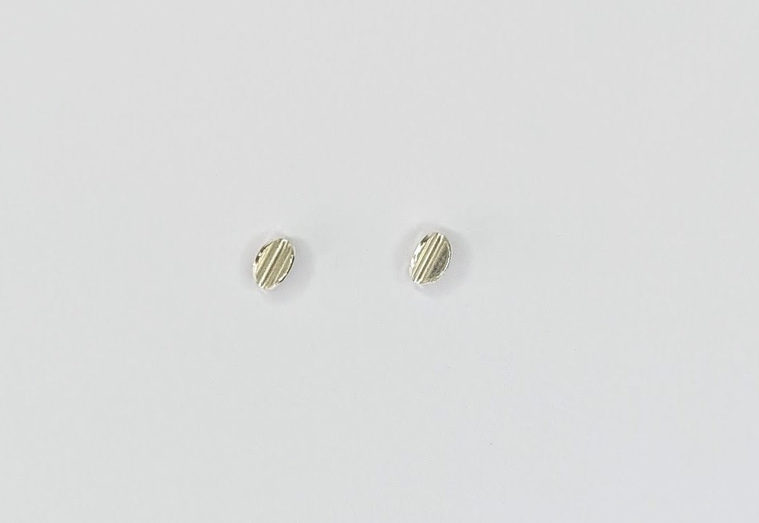Dainty handcrafted silver earrings