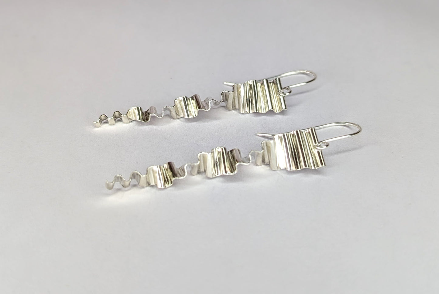 Tidal wave silver jewellery