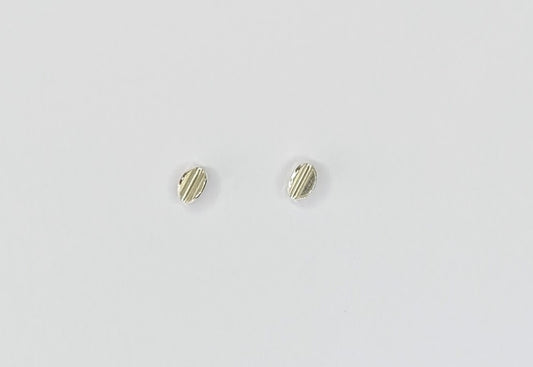 Dainty handcrafted silver earrings