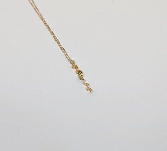 Unique gold necklace