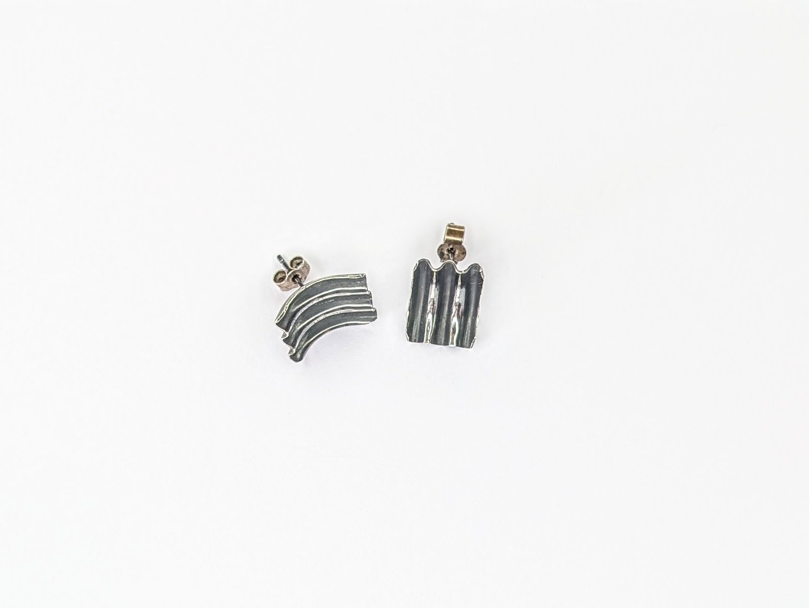 Sea ripple silver jewellery 