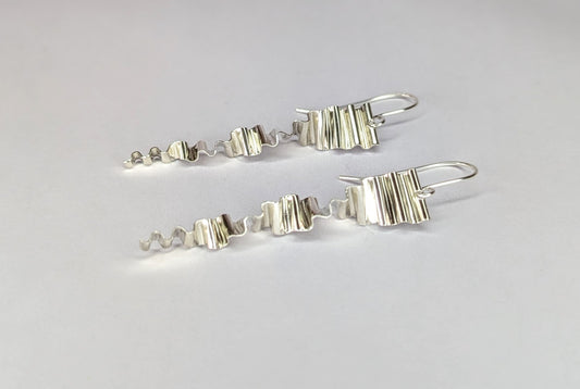 Tidal wave silver jewellery 